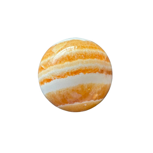 65mm Orange Calcite Sphere