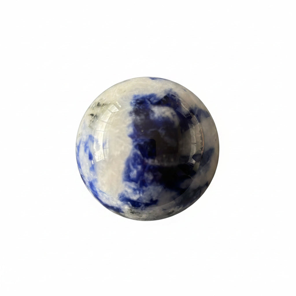 59mm Sodalite in Quartz Sphere