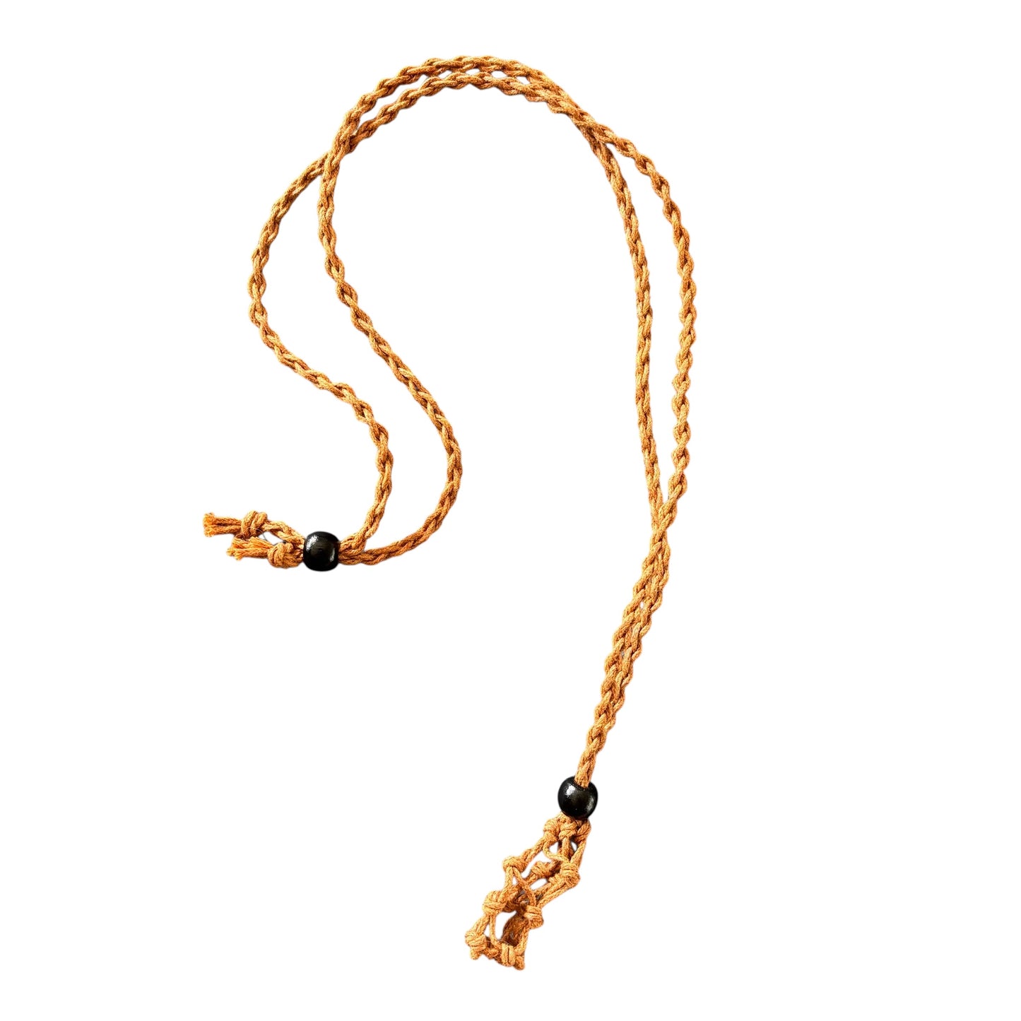 Brown Macrame Necklace