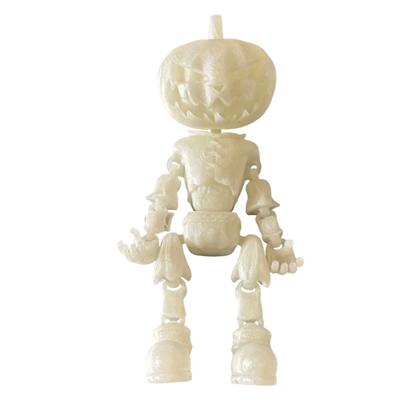 3D Printed Glow Jack O Lantern Man