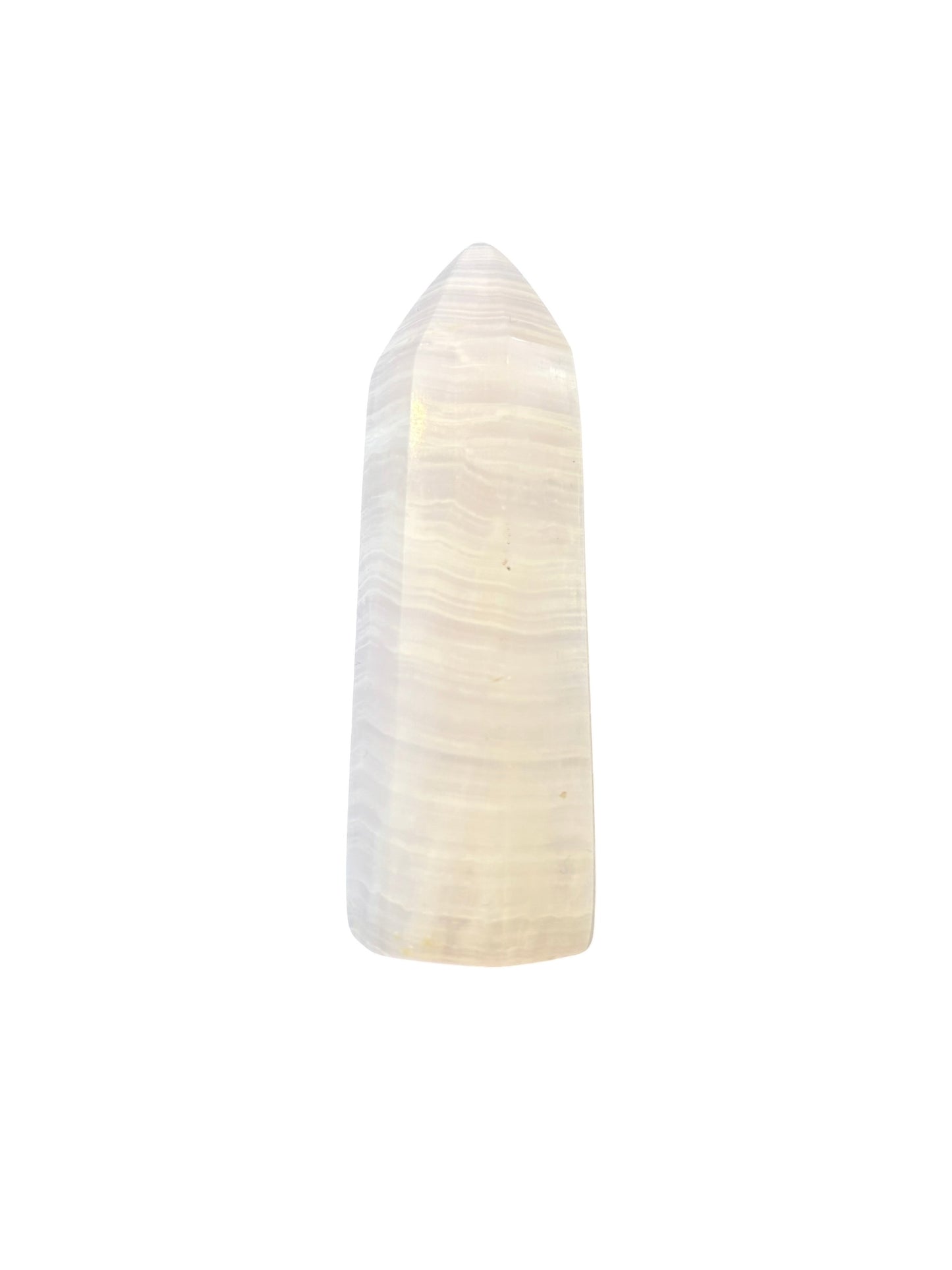 85mm Pink Mangano Calcite Point