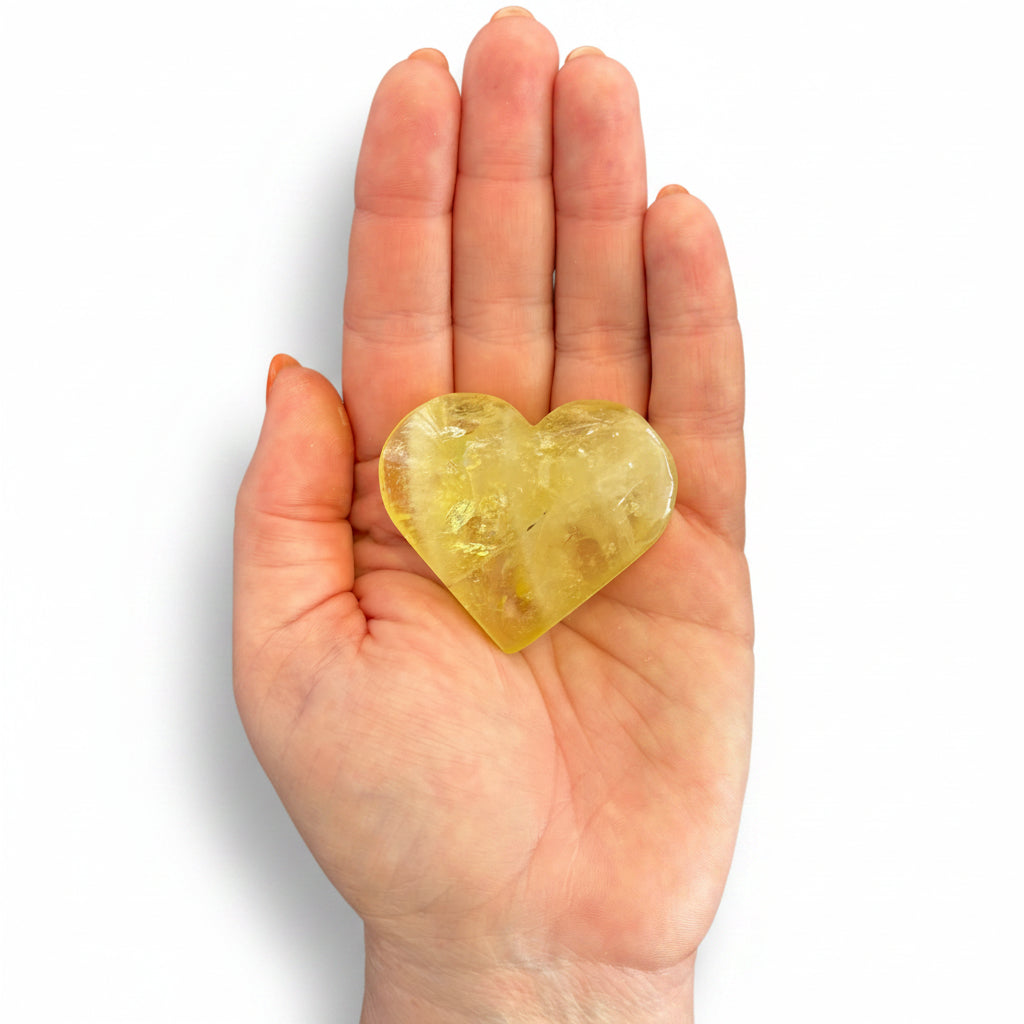 66g Citrine Heart