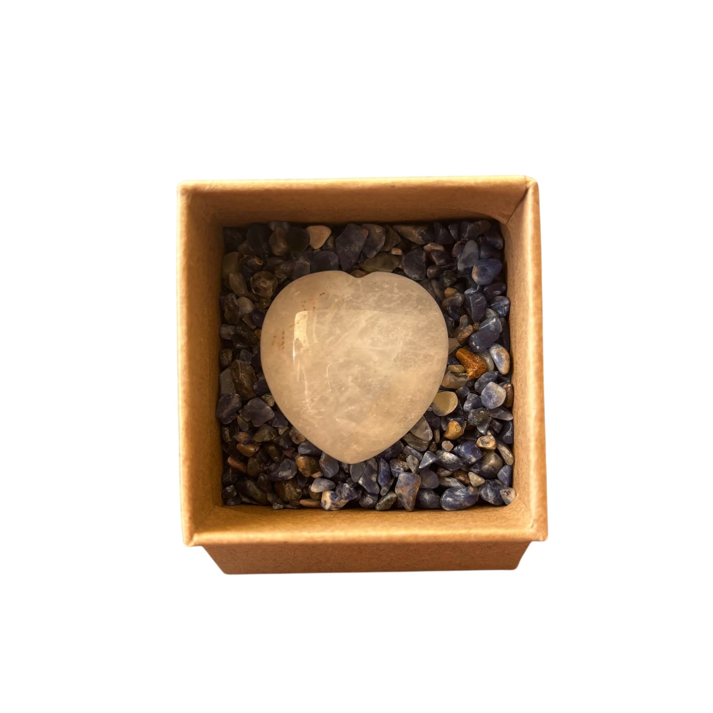 Clear Quartz Heart Gift Pack