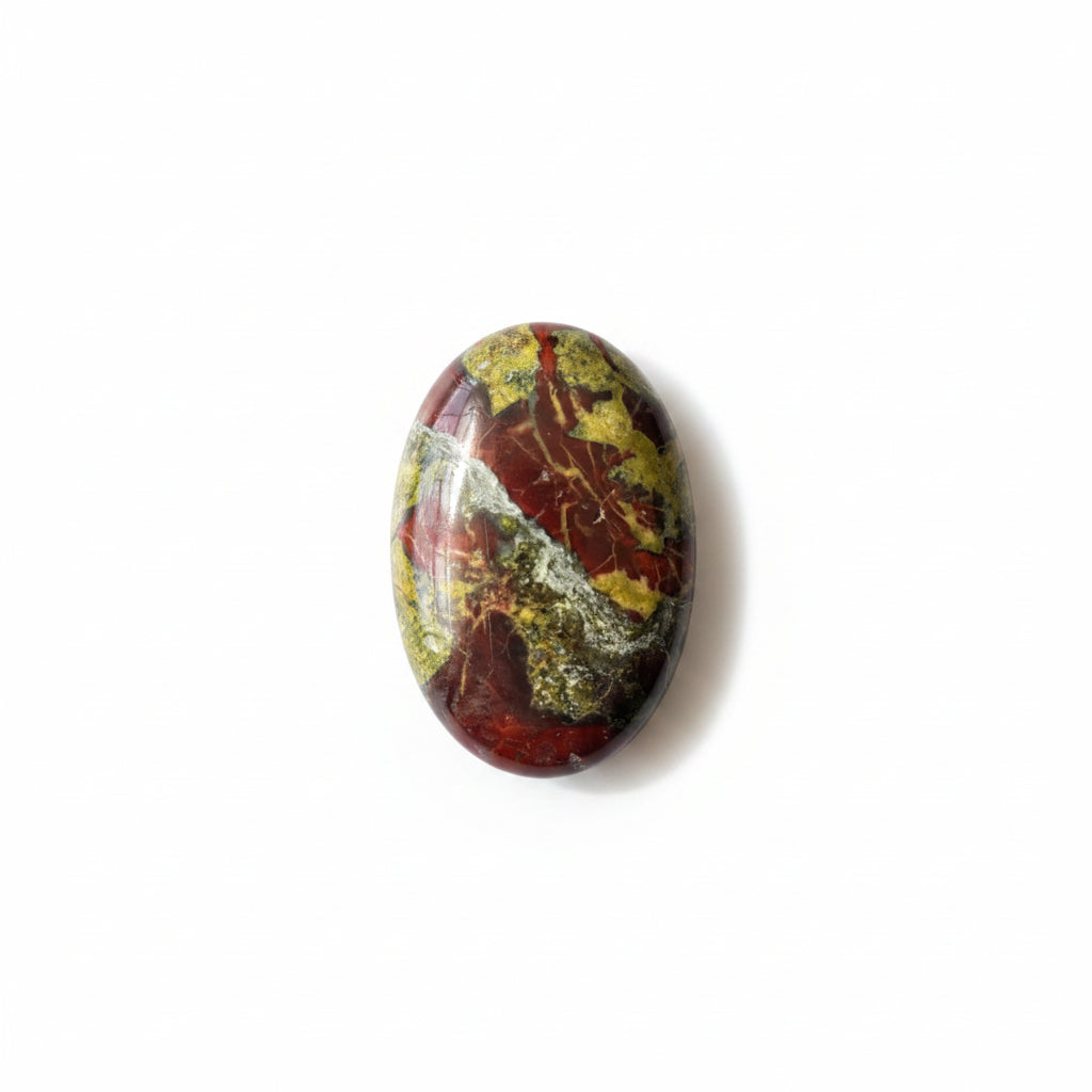 34g Dragonblood Stone Palm Stone