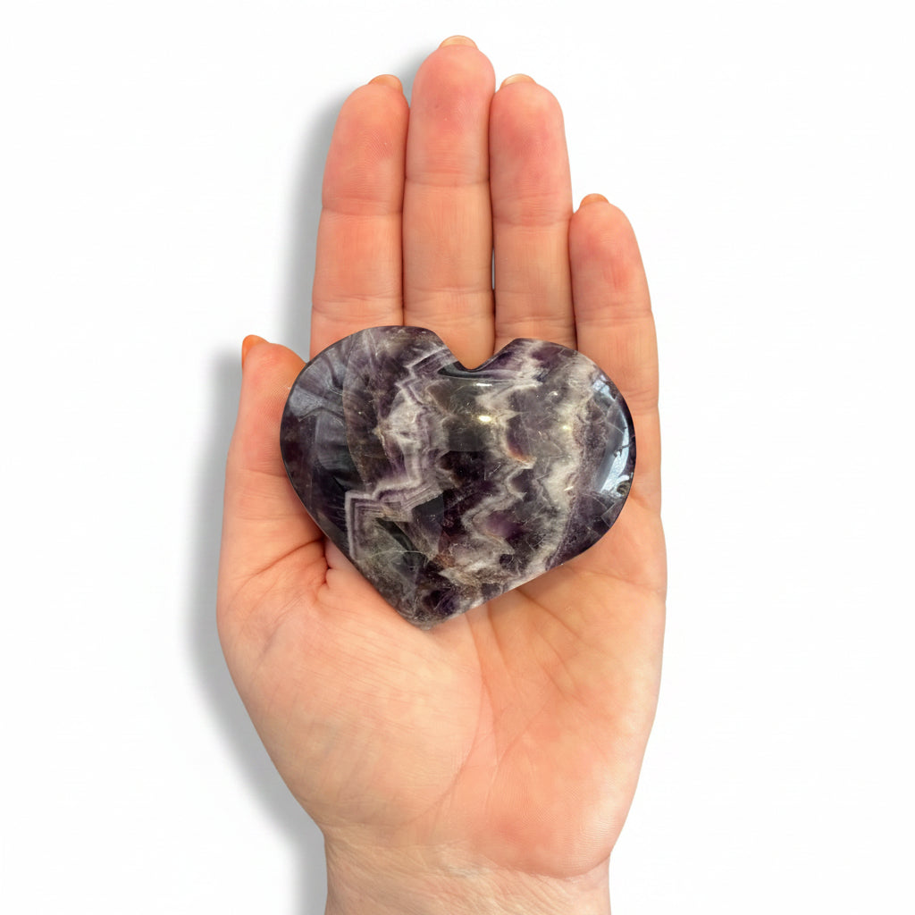 174g Dream Amethyst Heart