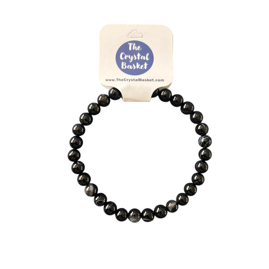 6mm Black Sardonyx Bracelet