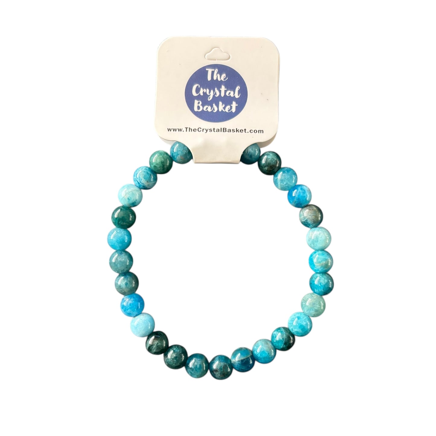 6mm Blue Apatite Bracelet