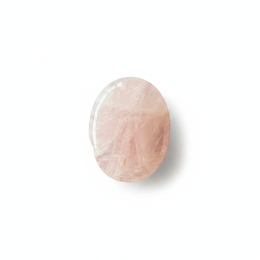 36g Rose Quartz Palm Stone