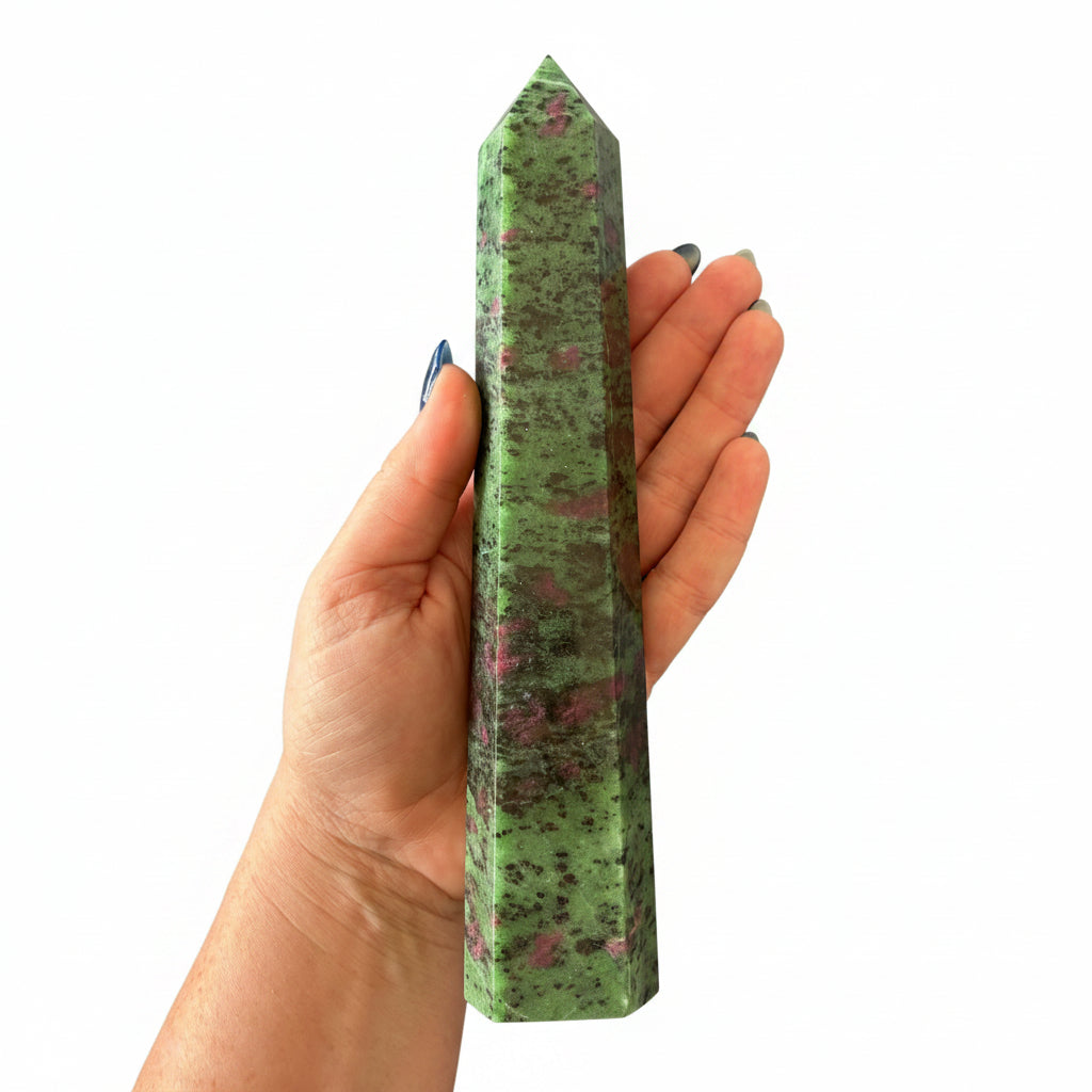 689g Ruby Zoisite Point