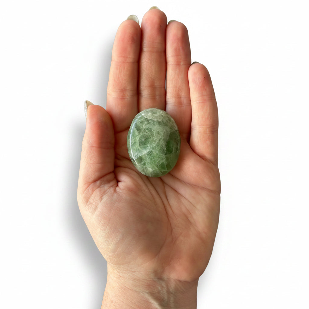 43g Fluorite Palm Stone