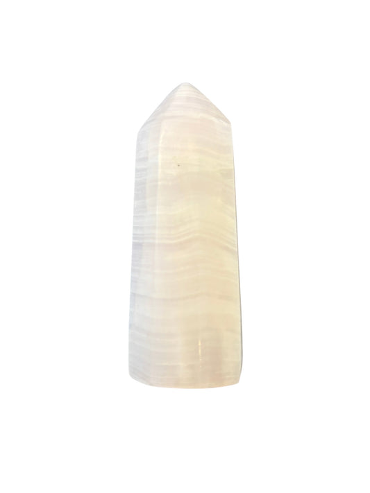 86mm Pink Mangano Calcite Point