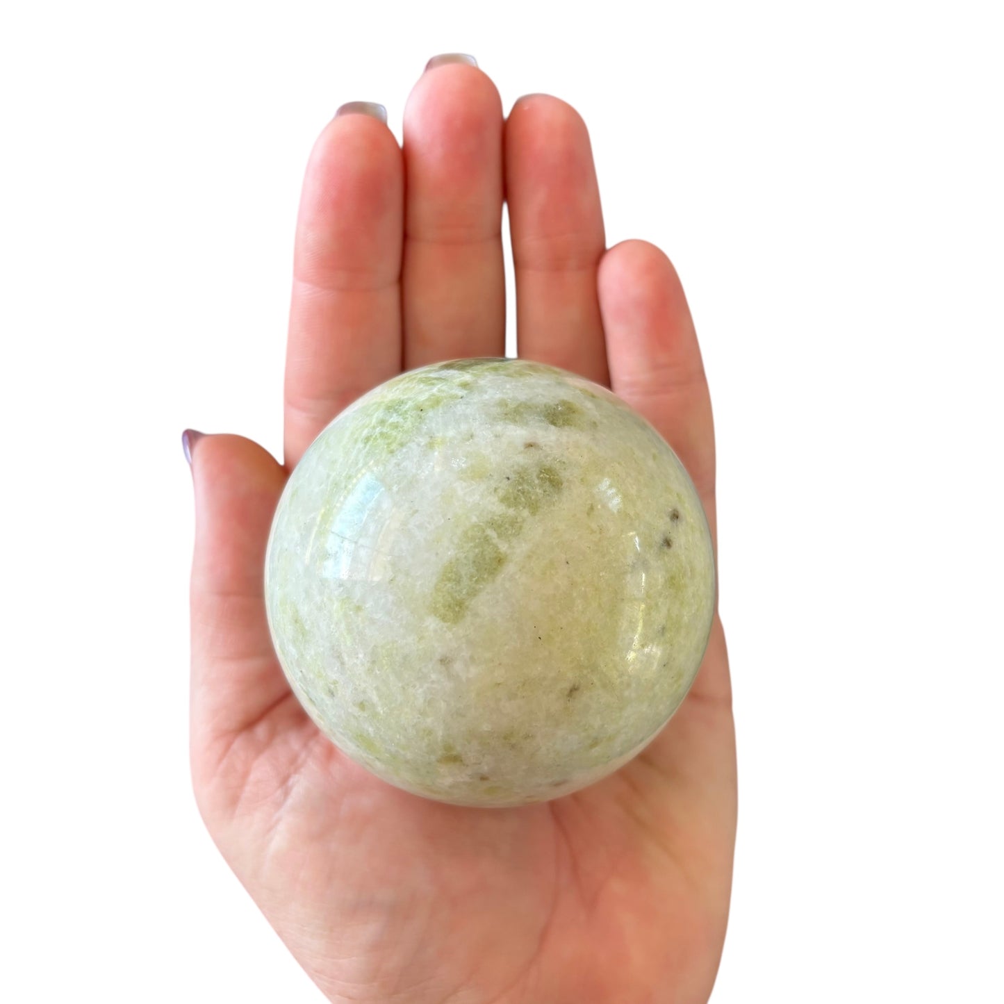 67mm Green Jade Sphere