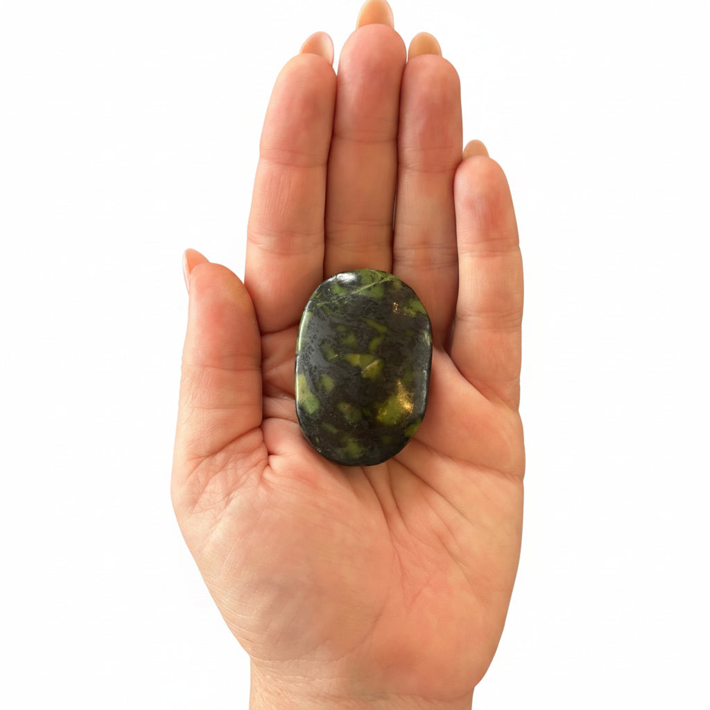 69g Green Opal Palm Stone