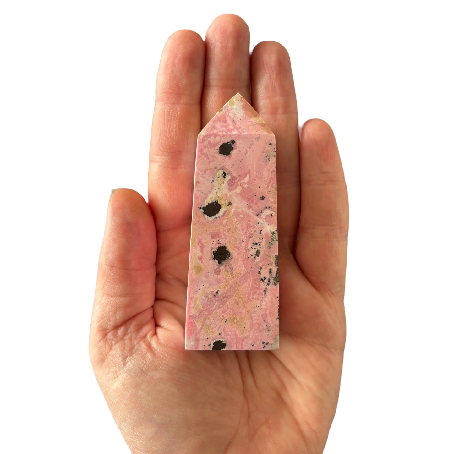 86mm Pink Rhodonite Point