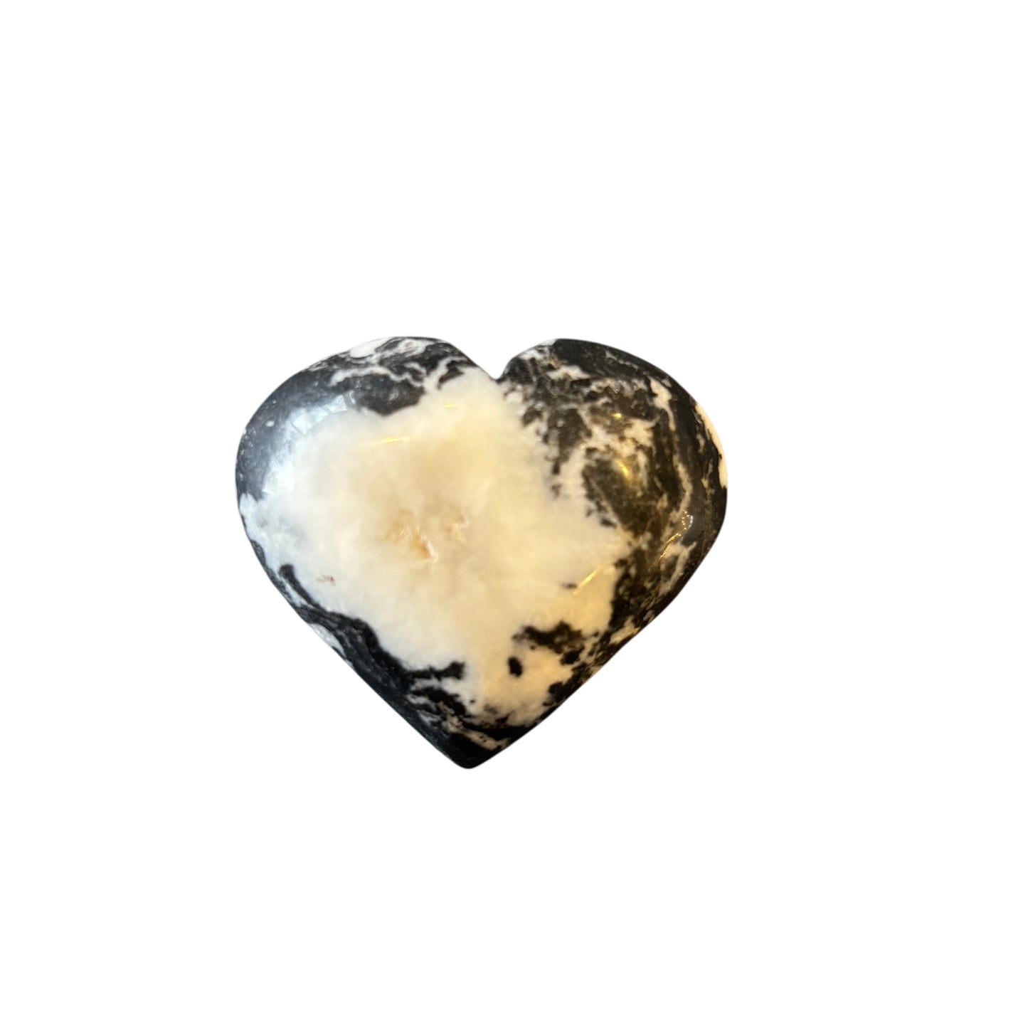 70g Zebra Jasper Heart