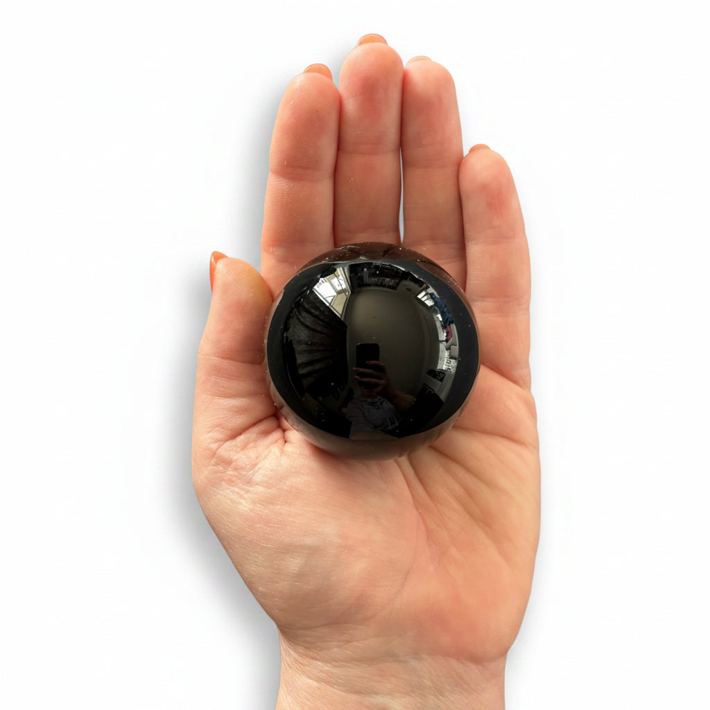 54mm Black Obsidian Sphere