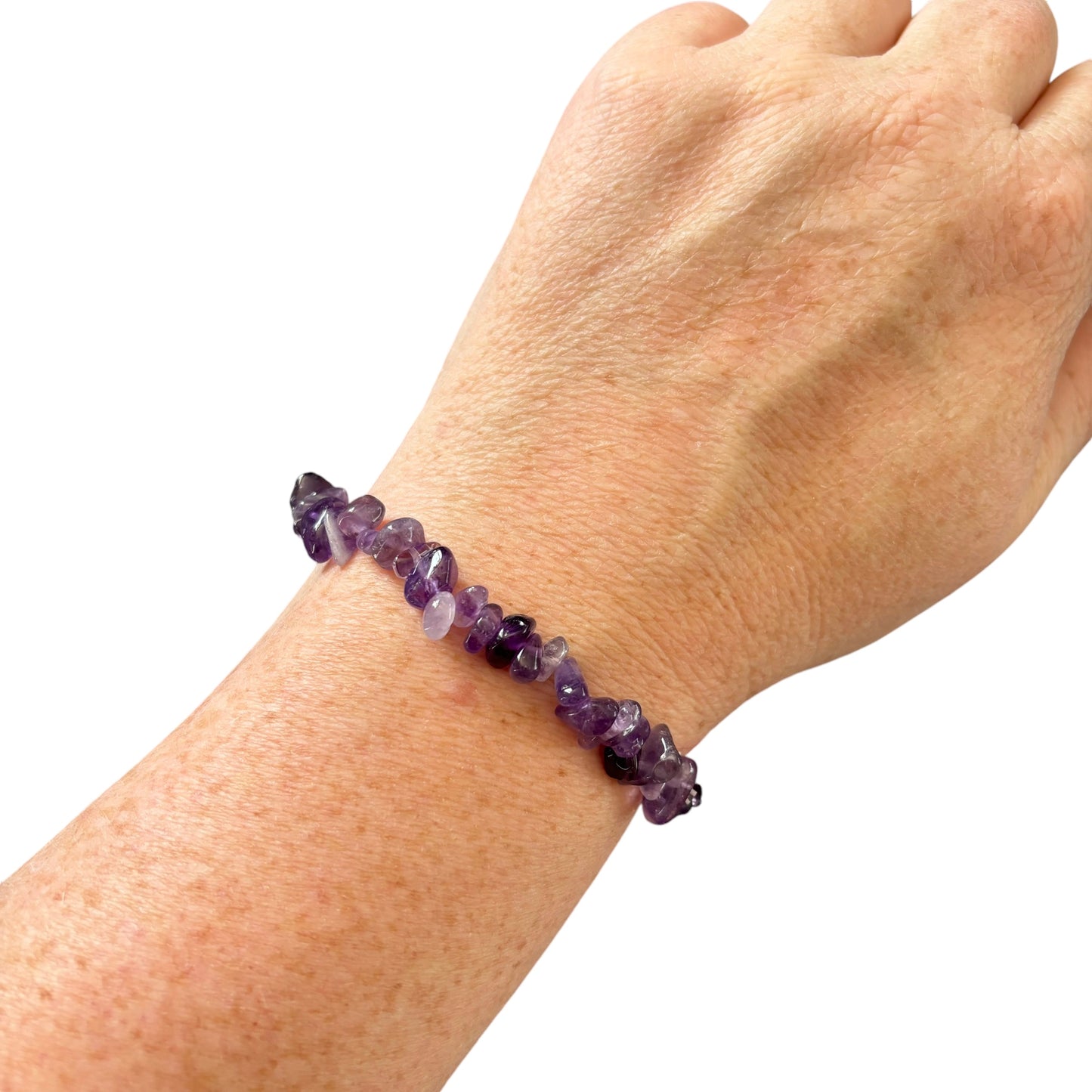 Amethyst Chip Bracelet