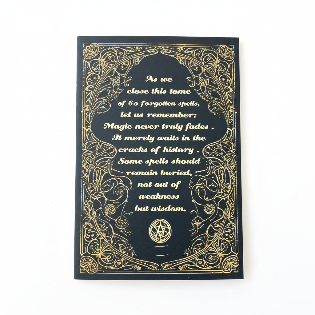 Sixty Forgotten Spells Book