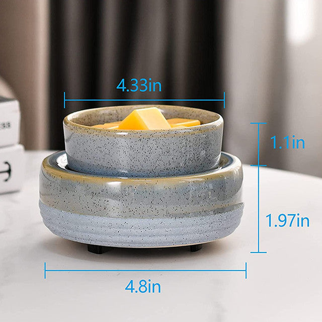 Ceramic Light Blue Electric Wax Melter