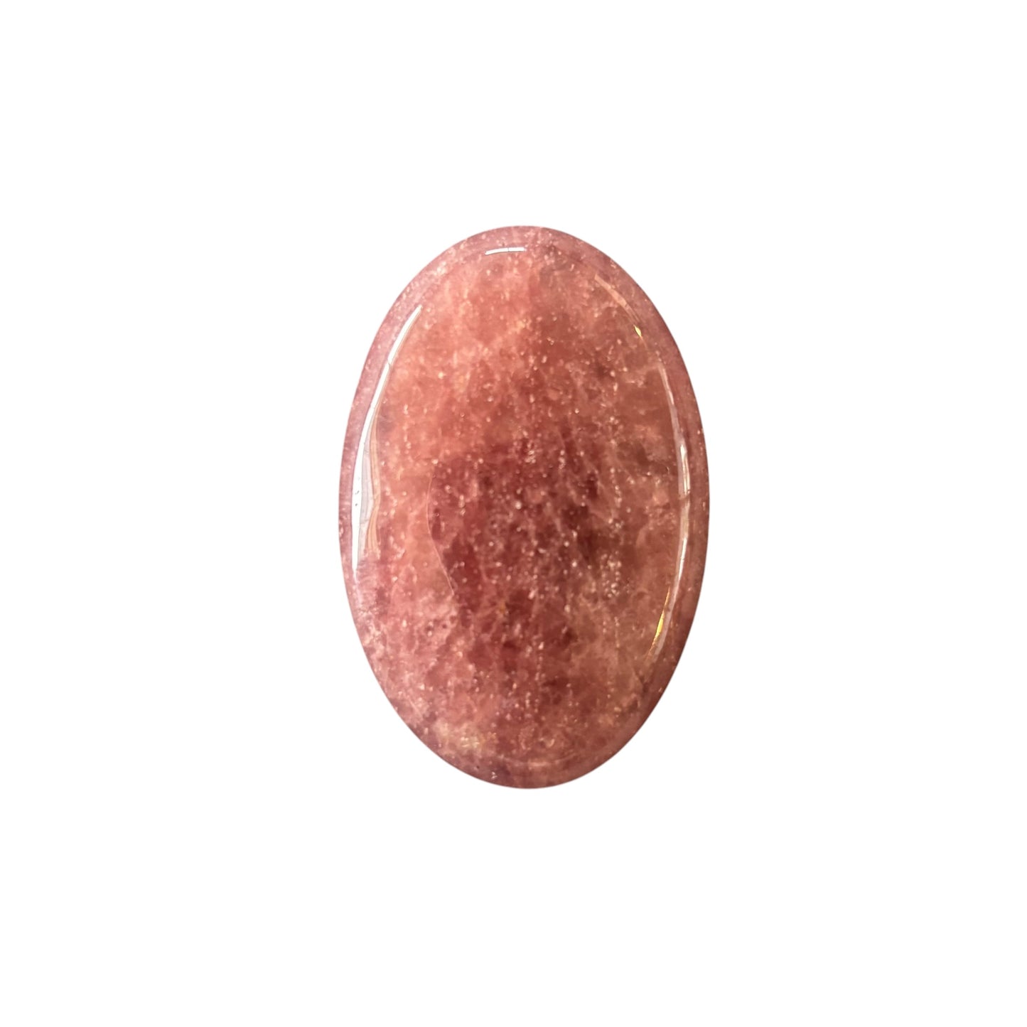 50g Strawberry Quartz Palm Stone