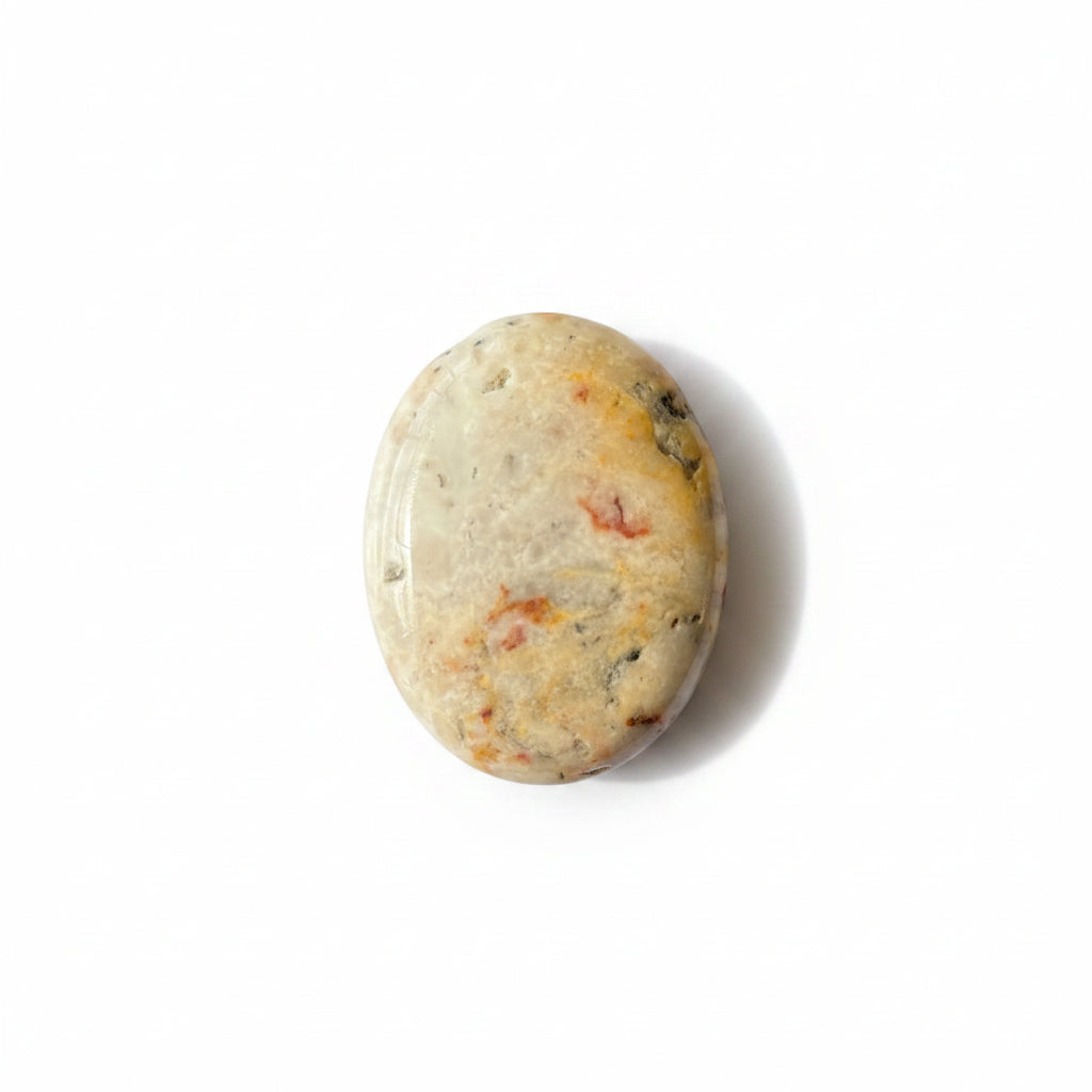 35g Crazy Lace Agate Palm Stone