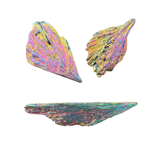 10-15g Titanium Aura Kyanite Shard
