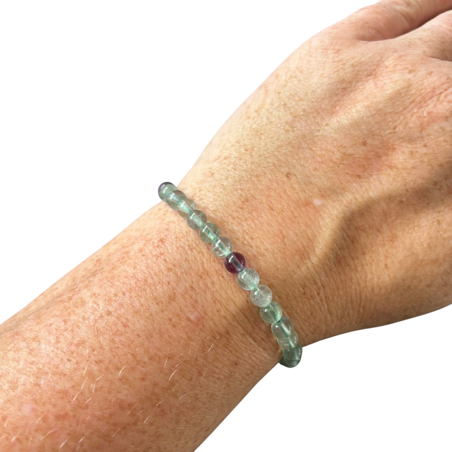 6mm Fluorite Bracelet