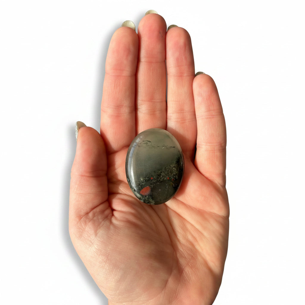 35g African Bloodstone Palm Stone
