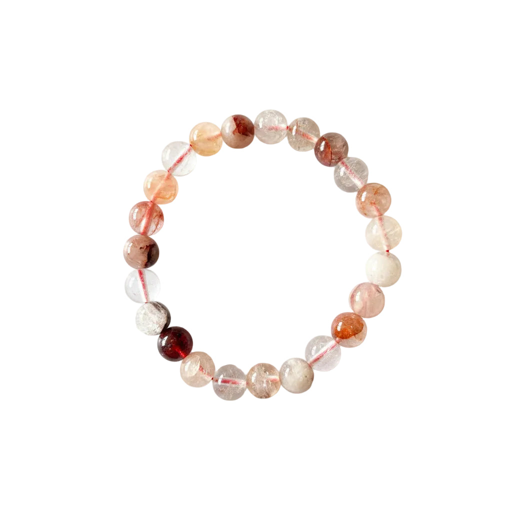 8mm Fire Quartz Bracelet
