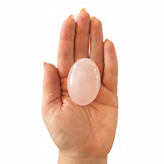 70g Pink Mangano Calcite Palm Stone