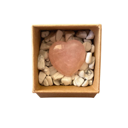 Rose Quartz Heart Gift Pack