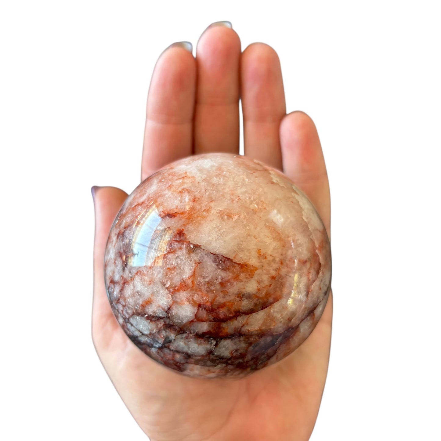 74mm Fire Quartz Sphere