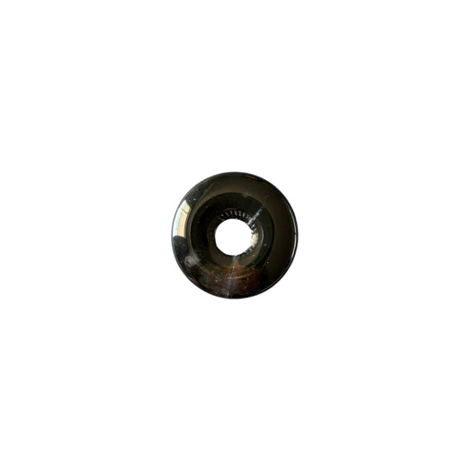 30mm Black Obsidian Donut