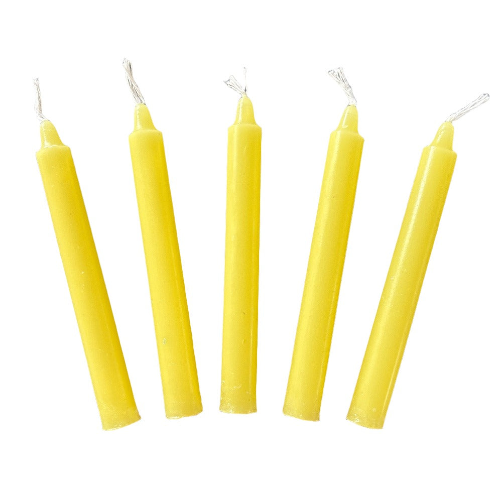 Yellow Spell Candle