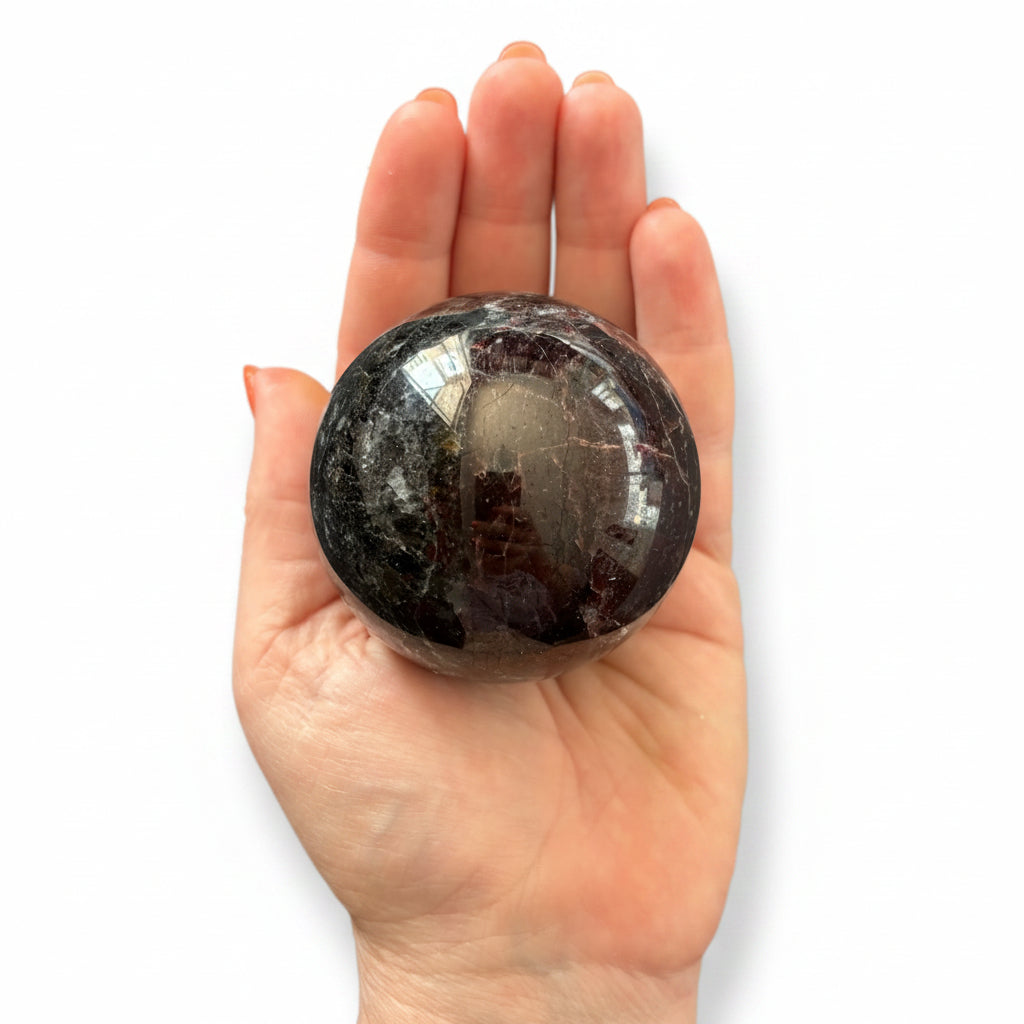 64mm Garnet Sphere