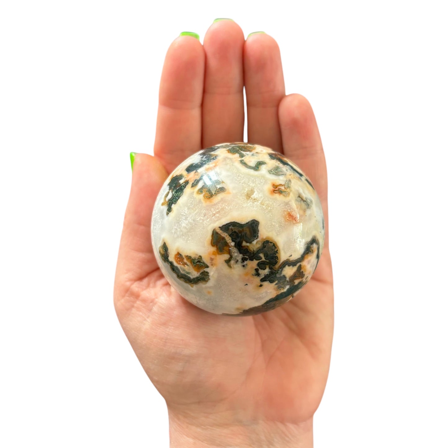 60mm Moss Agate Sphere