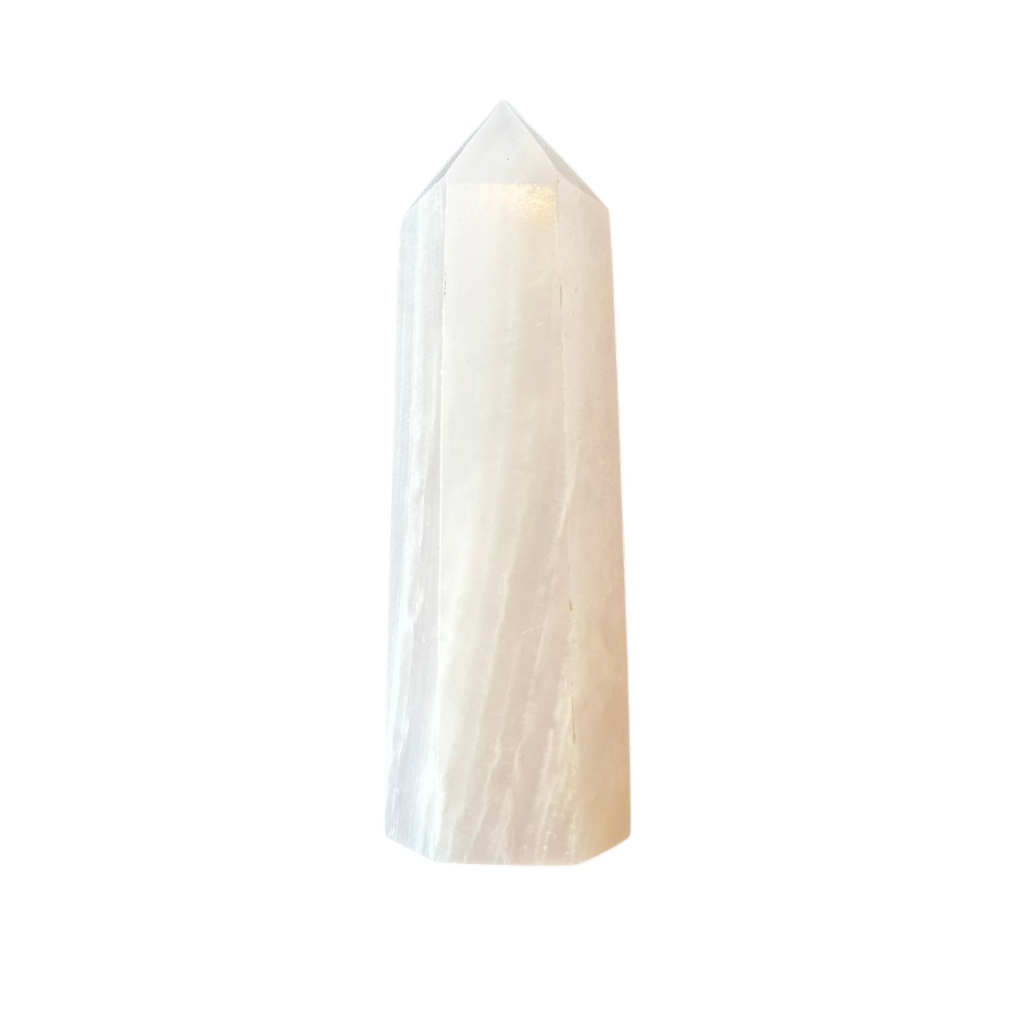 89mm Pink Mangano Calcite Point
