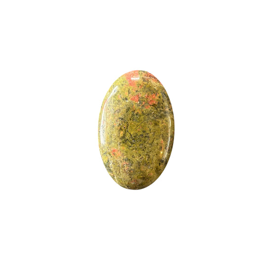56g Unakite Palm Stone