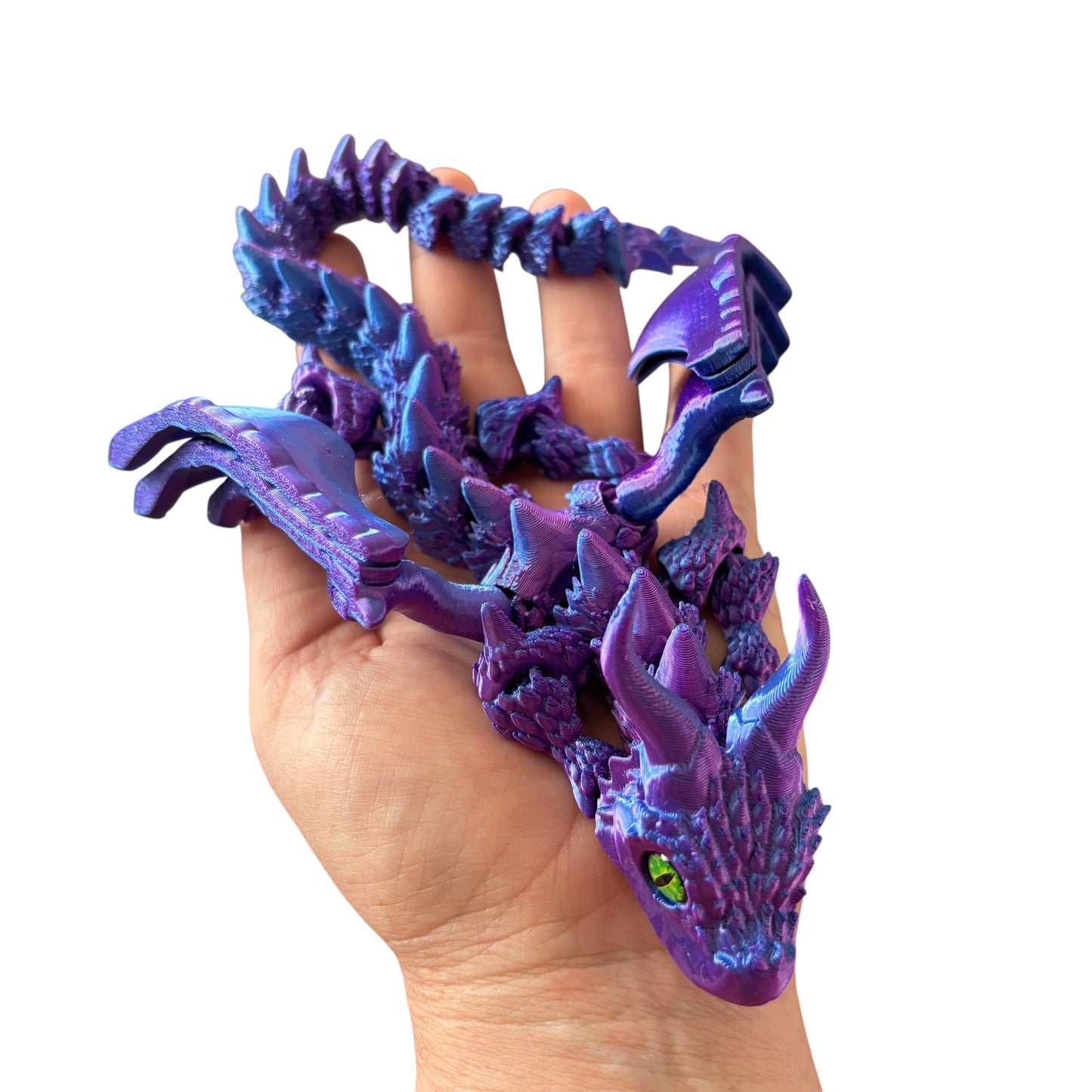 3D large Blue/Purple Dragon