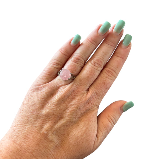Rose Quartz Ring