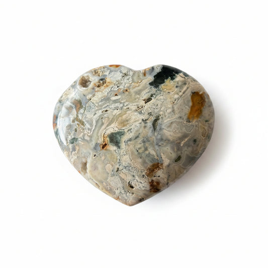 234g Ocean Jasper Heart