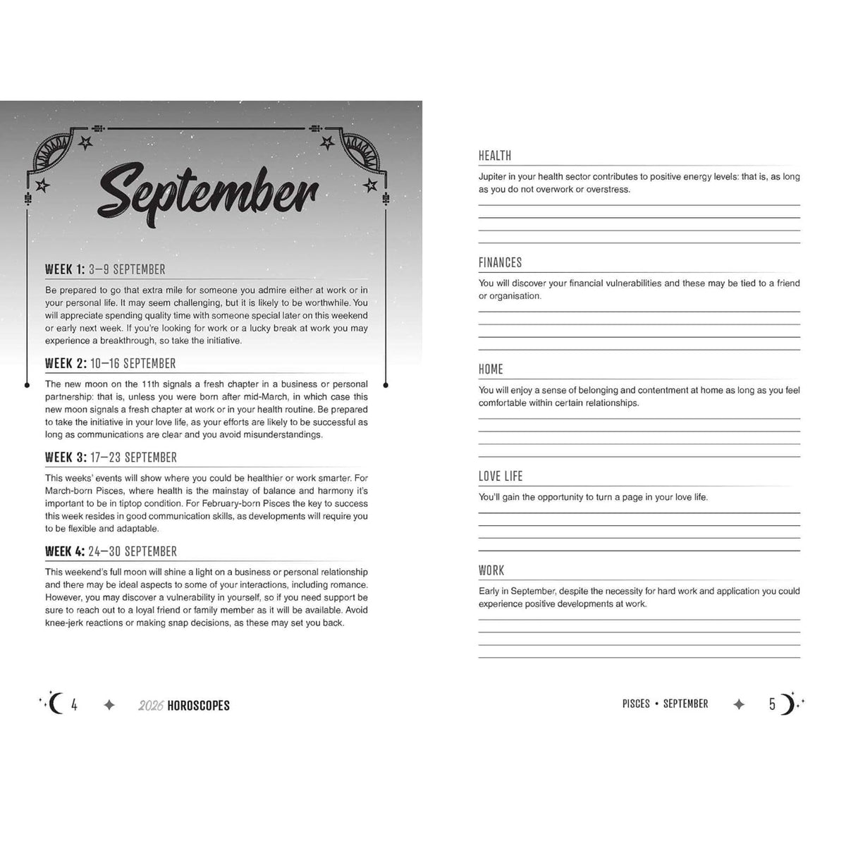 2027 Horoscopes Planner Calendar