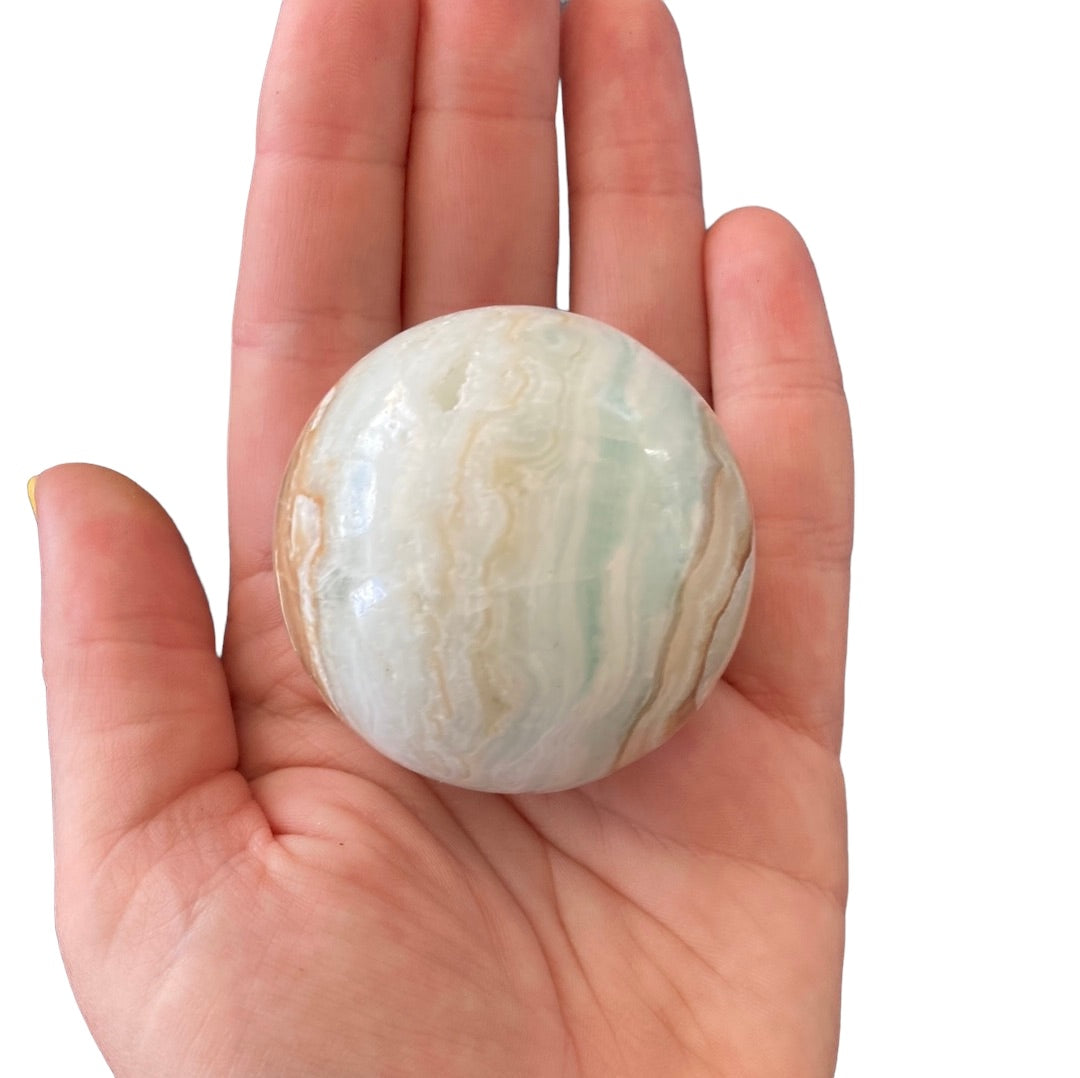 52mm Caribbean Calcite Sphere