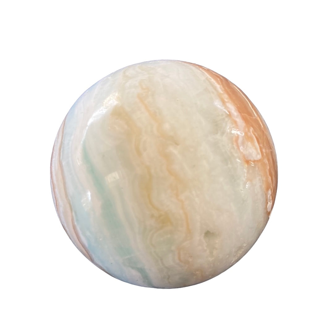 52mm Caribbean Calcite Sphere