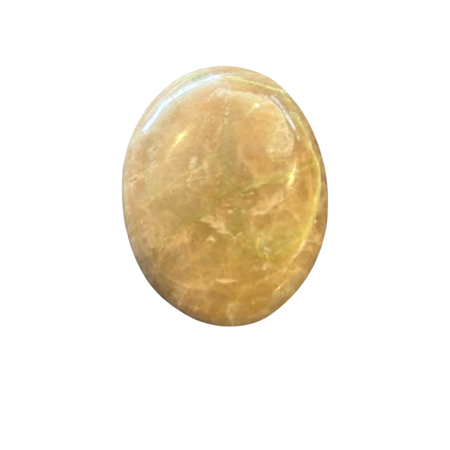 86g Green Moonstone Palm Stone