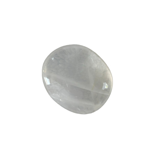 139g Clear Quartz Palm Stone