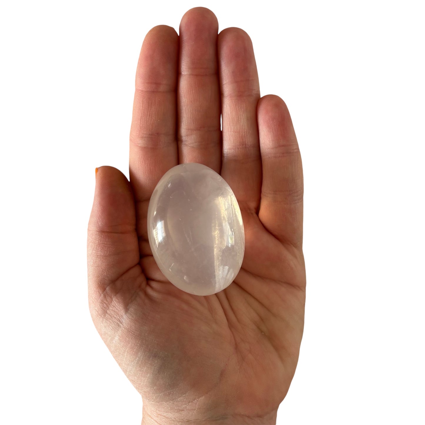 96g Clear Quartz Palm Stone