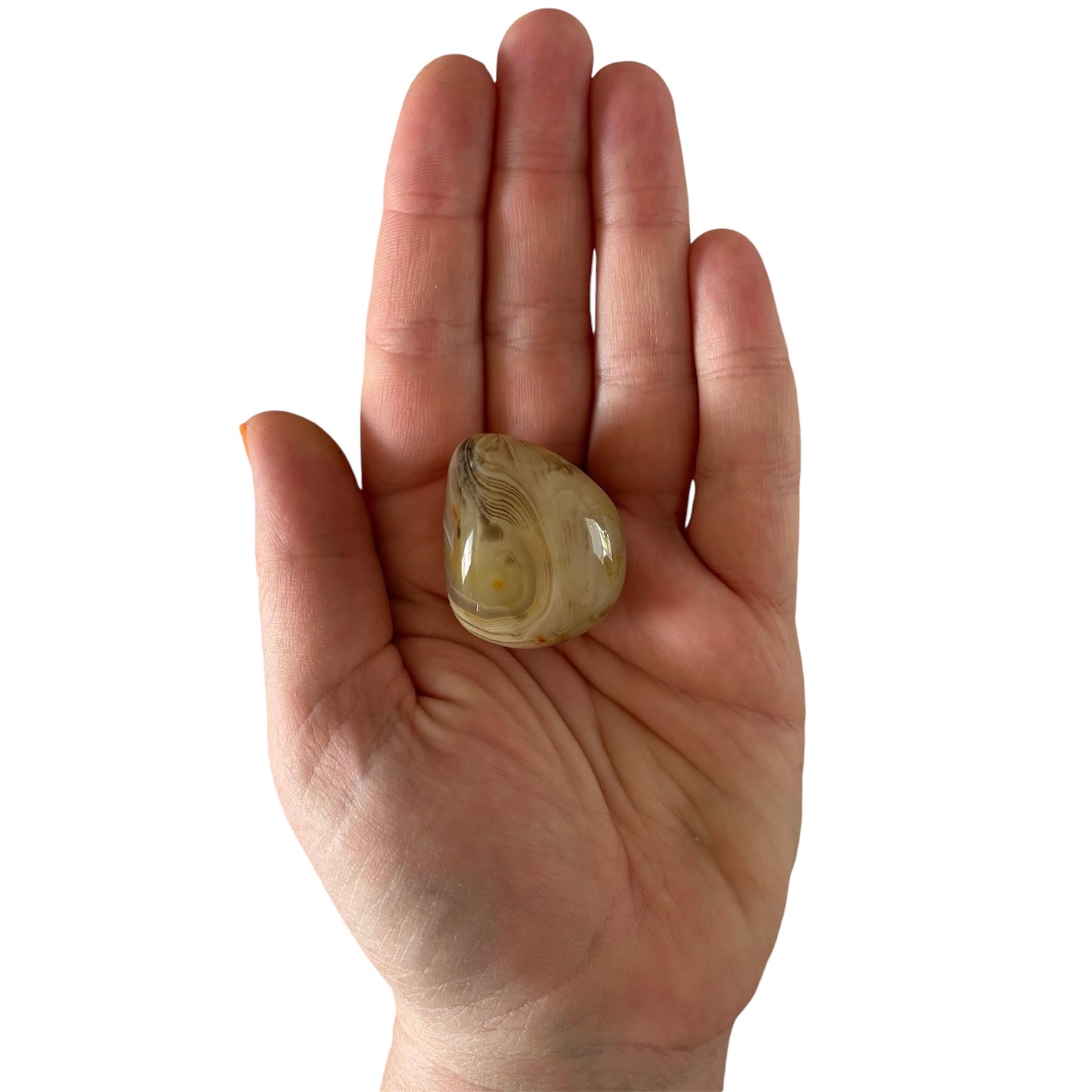 34g Sardonyx Palm Stone