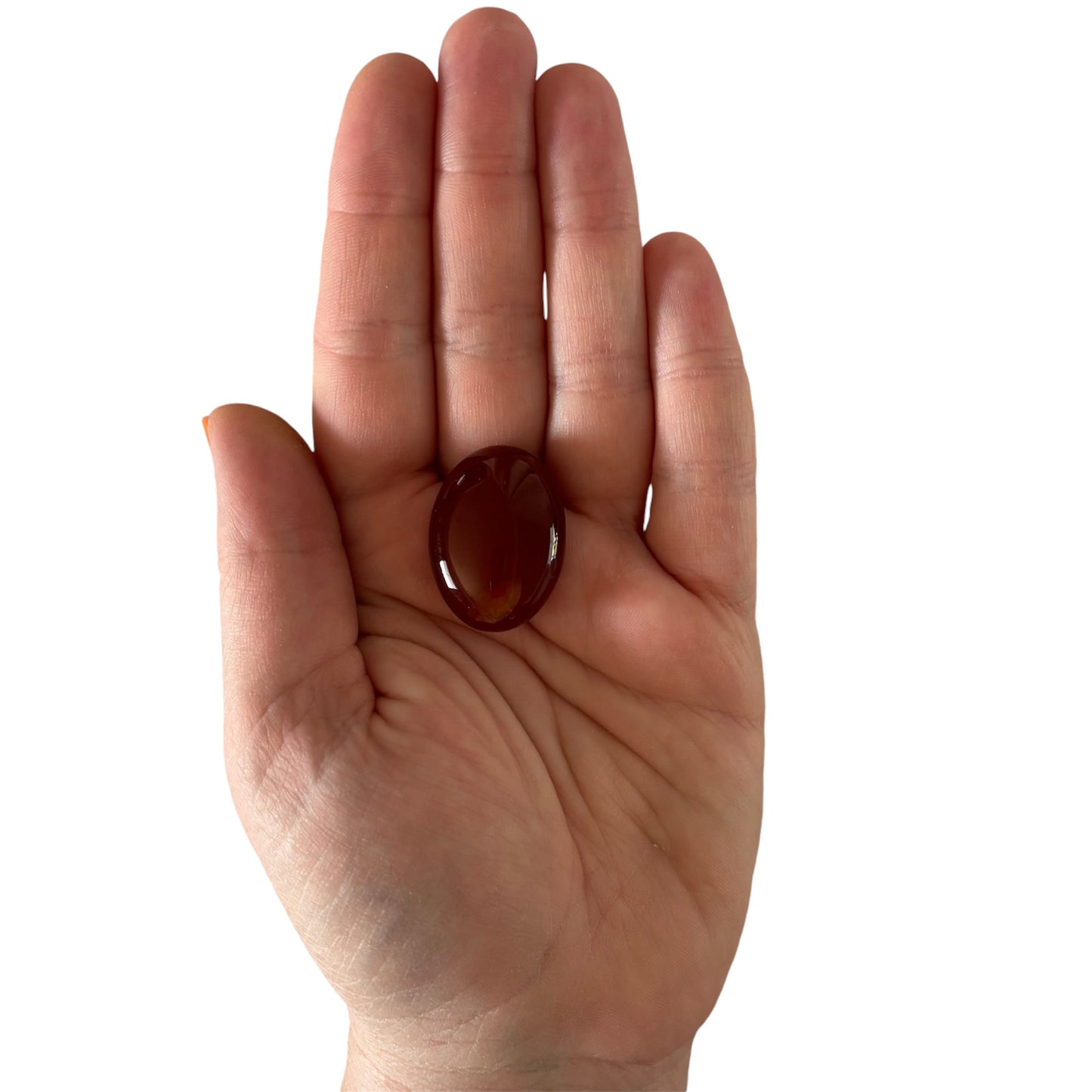 16g Carnelian Palm Stone