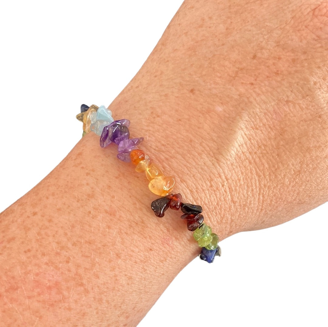 Chakra chip Bracelet